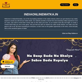 A complete backup of https://www.indiaonlinematka.in/