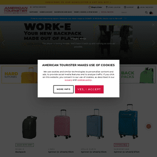 A complete backup of https://americantourister.co.uk