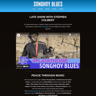 A complete backup of https://songhoyblues.com