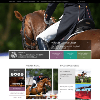 A complete backup of https://hickstead.co.uk
