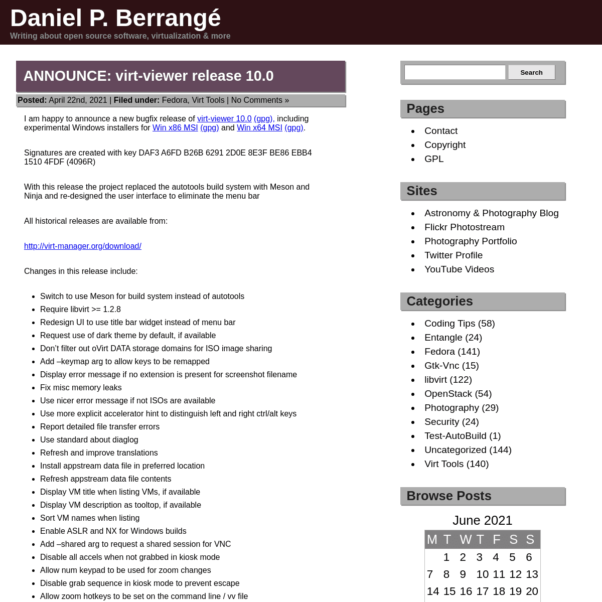 A complete backup of https://berrange.com