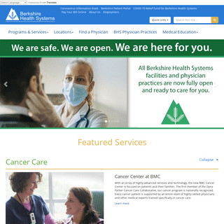 A complete backup of https://berkshirehealthsystems.org