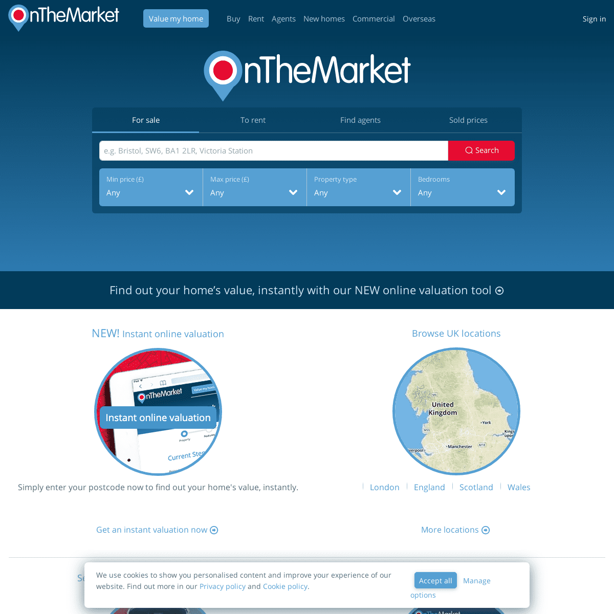 A complete backup of https://onthemarket.com