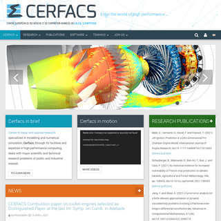 A complete backup of https://cerfacs.fr