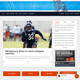 A complete backup of https://chicagobears.com