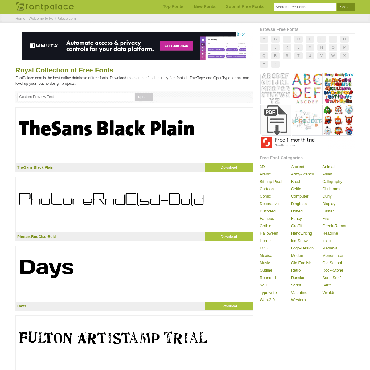 A complete backup of https://fontpalace.com