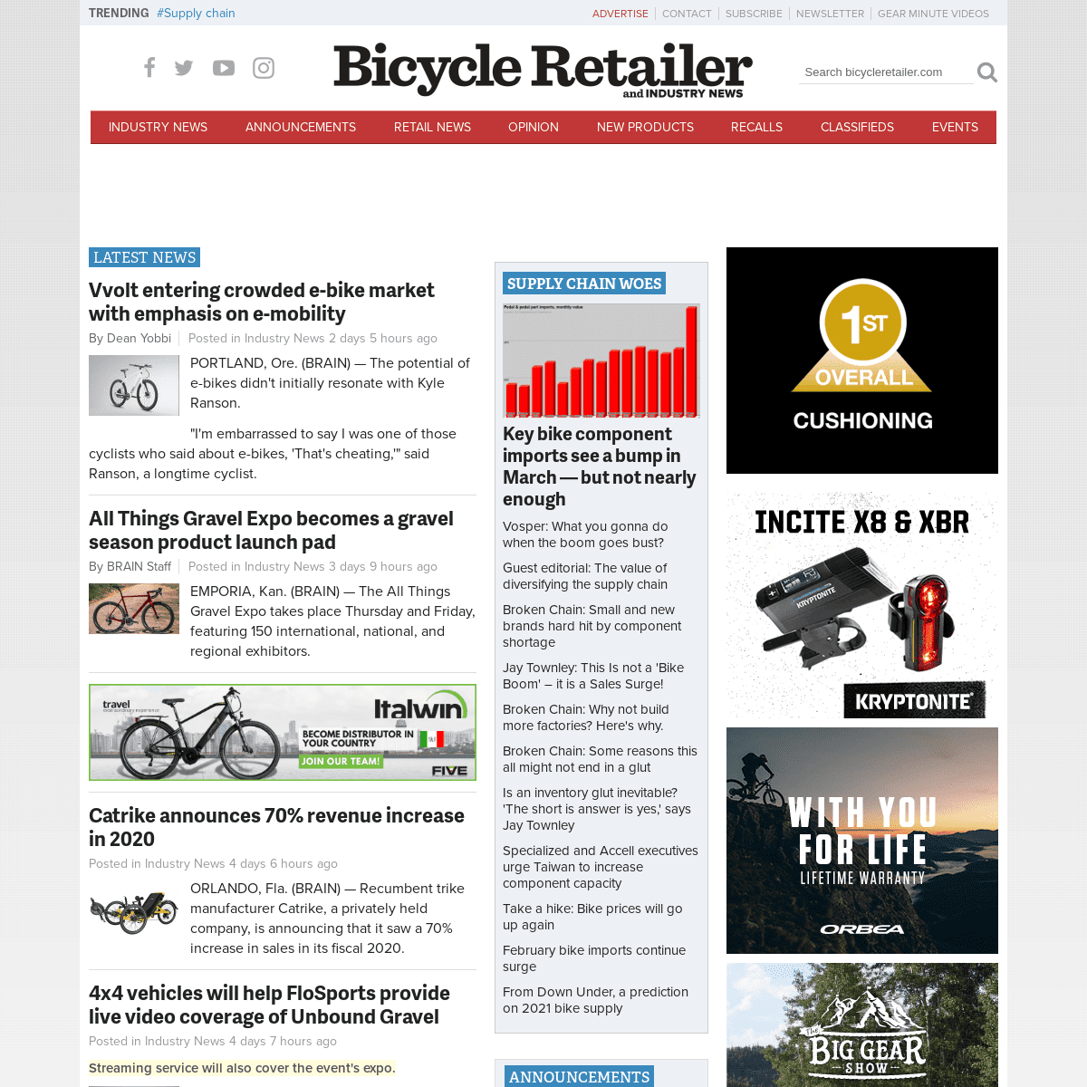 A complete backup of https://bicycleretailer.com