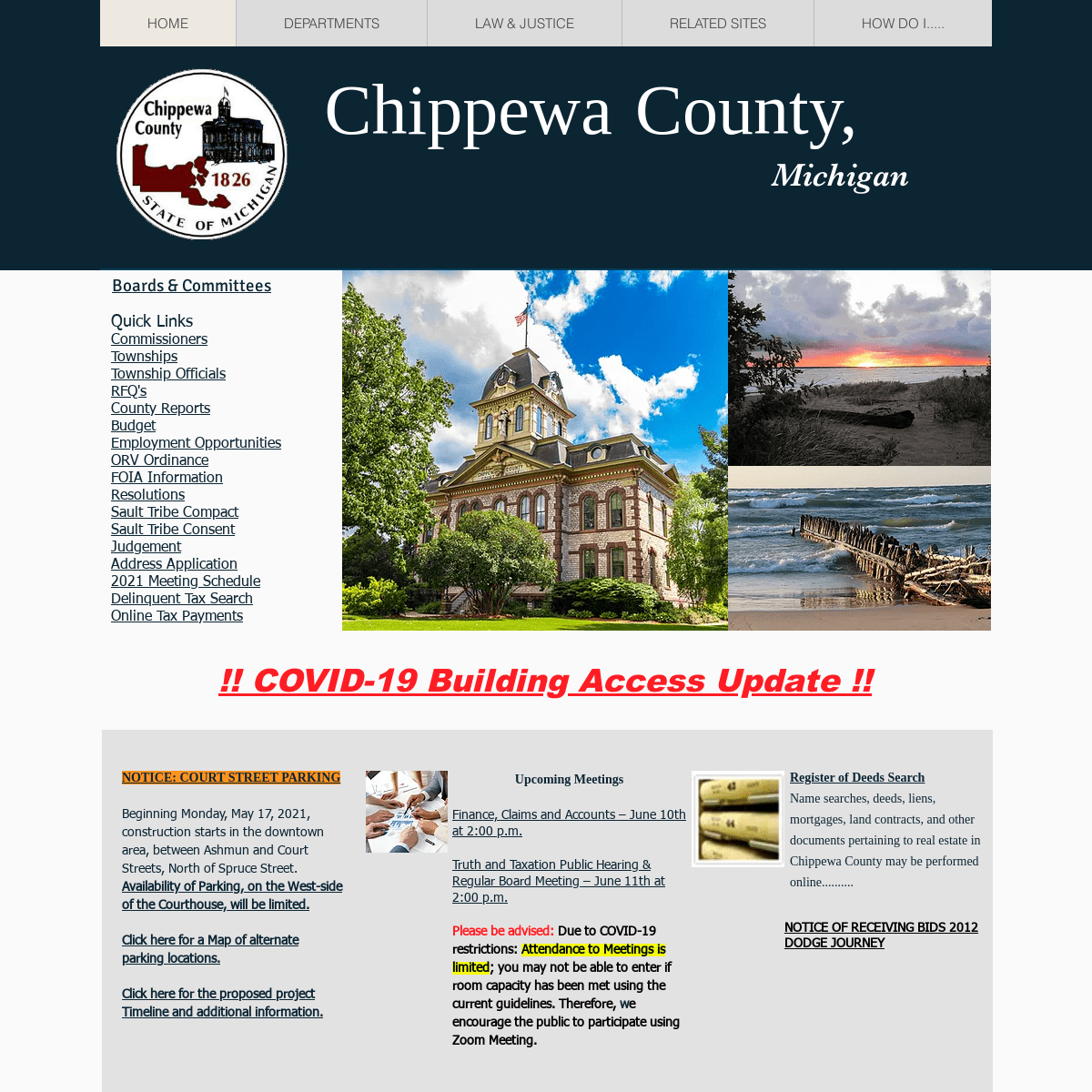 A complete backup of https://chippewacountymi.gov