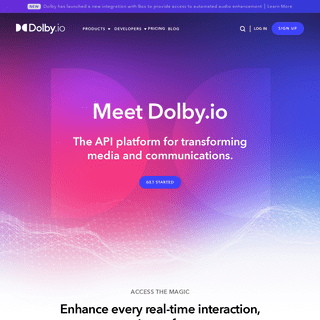 A complete backup of https://dolby.io