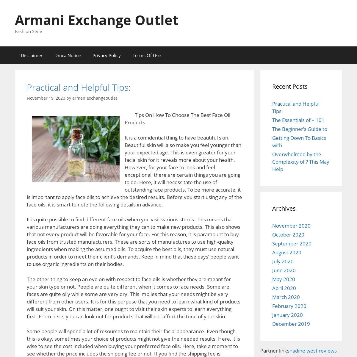 A complete backup of https://armaniexchangeoutlet.us