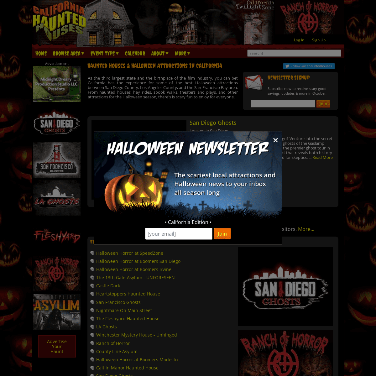 A complete backup of https://californiahauntedhouses.com