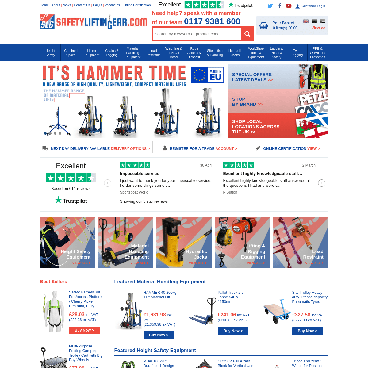 A complete backup of https://safetyliftingear.com