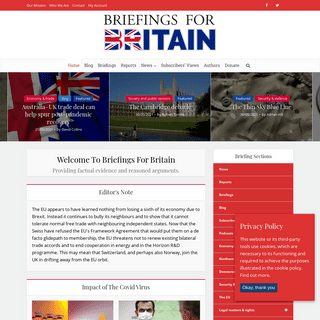 A complete backup of https://briefingsforbritain.co.uk